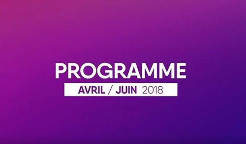 Teaser du programme du Camji avril à juin 2018